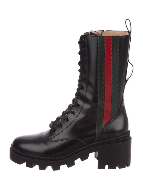 gucci combat boots 2020|high heel gucci boots.